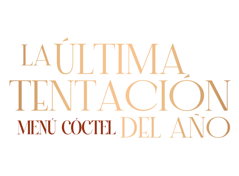 La última tentación del año · Menú cóctel